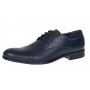 Pantofi barbati office eleganti din piele naturala bleumarin  8305BLUE